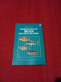Pemeliharaan ikan dalam karamba