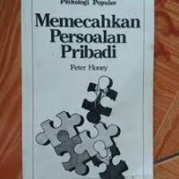 Memecahkan persoalan pribadi ( Solving your personal problems )