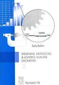 Spesifikasi, metrology, dan kontrol kualitas geometrik