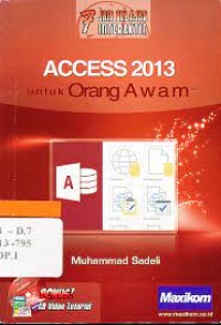 Image of 7 jam belajar interaktif access 2013 untuk orang awam