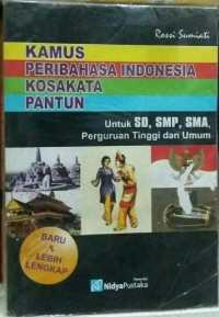 Image of Kamus Peribahasa Indonesia Kosakata Pantun