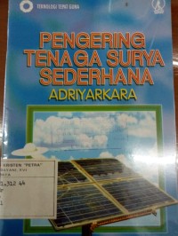 Image of Pengering tenaga surya sederhana
