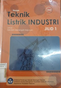 Image of Teknik listrik industri untuk SMK jilid 3