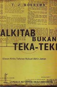 Image of Alkitab bukan teka teki