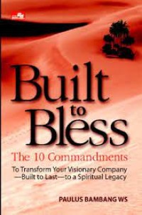Image of Built to bless the 10 commandments