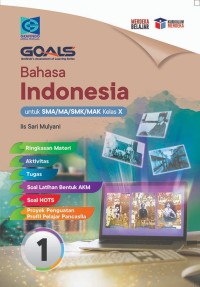 Image of Goals Bahasa Indonesia untuk SMA/MA/SMK/MAK Kelas X