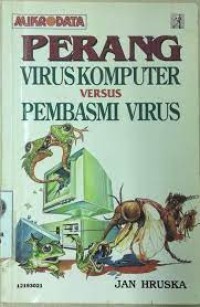 Image of Perang virus komputer versus pembasmi virus