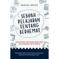 Image of Sebuah Pelajaran Tentang Berhemat