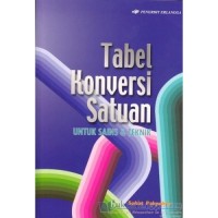 Image of Tabel konversi satuan untuk sains dan teknik
