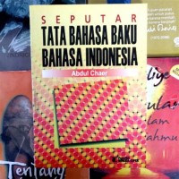 Image of Seputar tata bahasa baku bahasa Indonesia