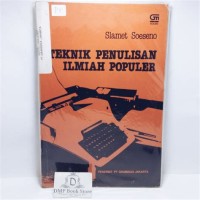 Image of Teknik penulisan ilmiah populer