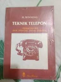 Image of Teknik telepon : pengetahuan dari praktek untuk praktek