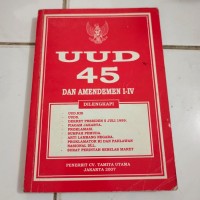 Image of UUD 45 Dan Amandemen I - IV