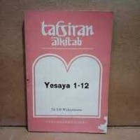 Image of Tafsiran alkitab : Yesaya jilid 1