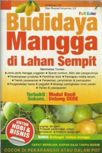 Budidaya Mangga di Lahan Sempit