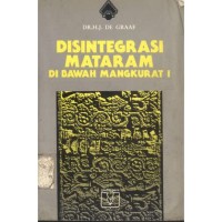 Disintegerasi Mataram dibawah Mangkurat