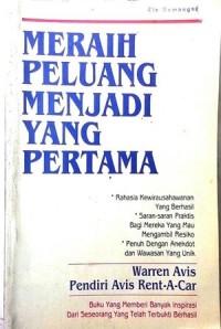 Meraih Peluang Menjadi Yang Pertama