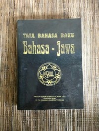 Tata Bahasa Baku Bahasa - Jawa