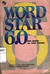 WORDSTAR 6.0