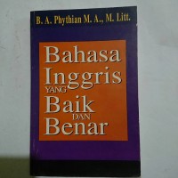 Image of Bahasa Inggris Yang Baik dan Benar