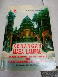 Image of Kenangan Masa Lampau