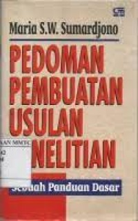 Image of Pedoman Pembuatan Usulan Penelitian
