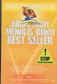 Jurus Maut Menulis Buku Best Seller