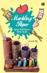Marbling paper: kertas motif marmer buatan sendiri