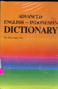 Advanced English-Indonesia dictionary