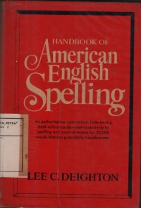 Handbook Of American English Spelling