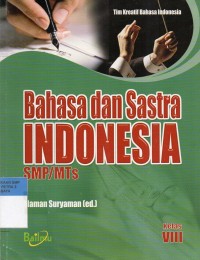 Bahasa dan Sastra Indonesia SMP/MTs Kelas VIII