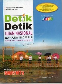 Detik Detik Ujian Nasional Bahasa Inggris Tahun Pelajaran 2019/2020