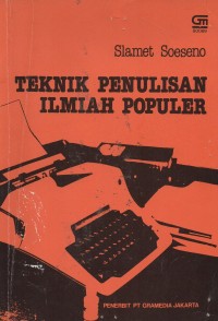 Teknik Penulisan Ilmiah Populer