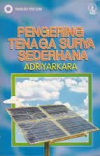 Pengering Tenaga Surya Sederhana