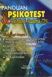 PANDUAN PSIKOTES Dan Tes Potensi Akademik (TPA)