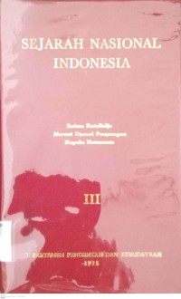 Sejarah nasional Indonesia III