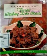 Seri Makanan Favorit : Variasi rendang, Kalio, Balado