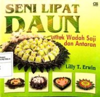 Seni lipat daun untuk wadah saji dan antaran