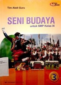 Buku paket Seni Budaya untuk SMP kelas IX