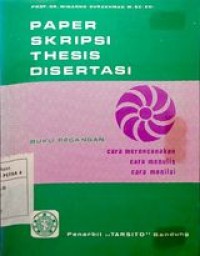 Paper skripsi thesis disertasi