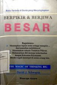 Berpikir dan berjiwa besar