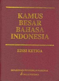 Kamus Besar Bahasa Indonesia Edisi. 3