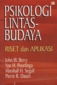 Psikologi Lintas-Budaya : Riset dan aplikasi