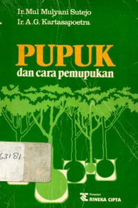 Pupuk dan cara pemupukan