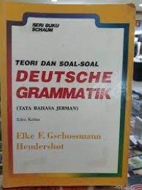 Teori dan soal-soal Deutsche Grammatik ( tata bahasa Jerman )
