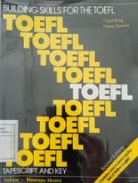 Building Skills For The TOEFL