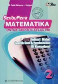 Image of Seribu Pena Matematika untuk SMP/Mts kelas VIII