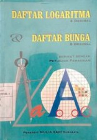Image of Daftar Logaritma 4 desimal daftar bunga 8 desimal