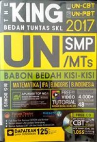 Image of The King Bedah Tuntas SKL 2017 UN SMP/MTS