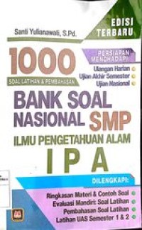 Image of 1000 soal latihan & pembahasan Bank Soal SMP IPA